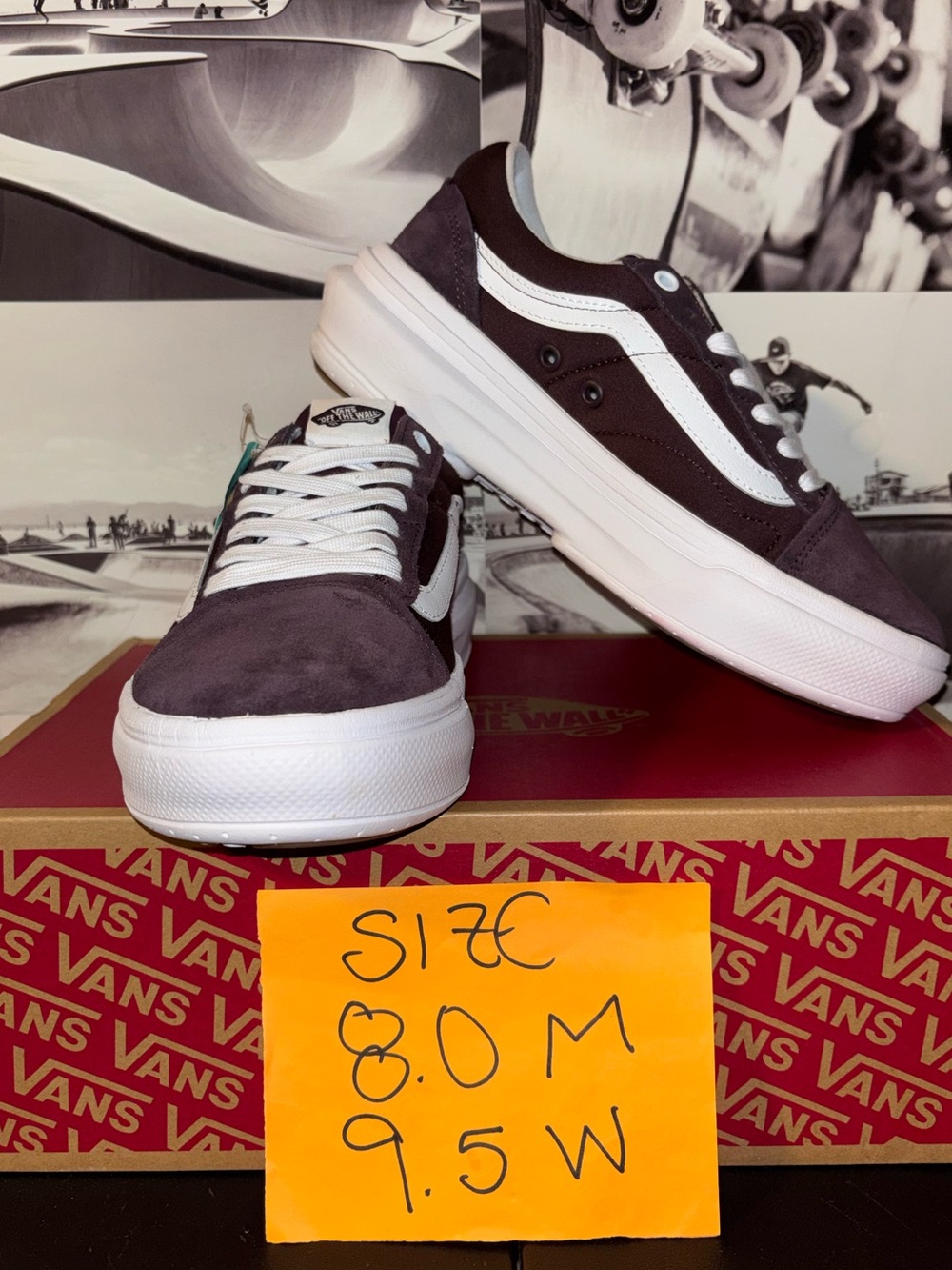 Vans Old Skool Over sz 8.0 Men’s 9.5 Women’s